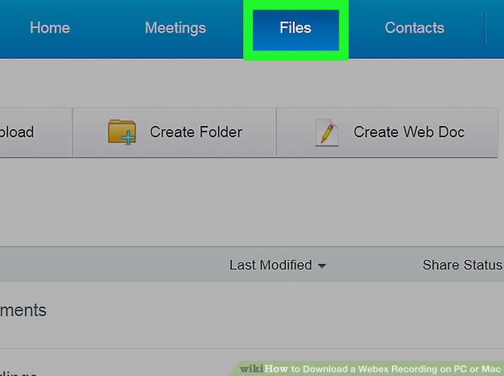 Webex player and recorder